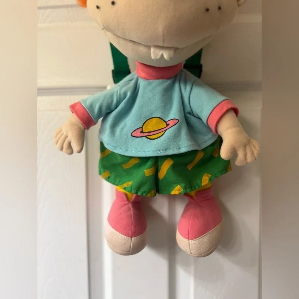 Rugrats Chuckie Plush Toy Doll Backpack 1998 Nickelodeon Viacom